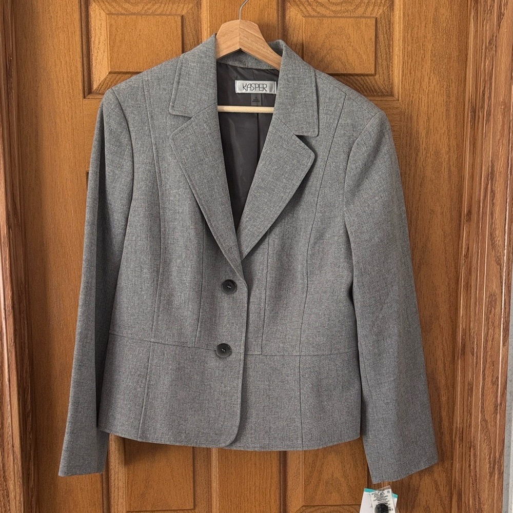 Kasper Elegant Gray Women's Blazer